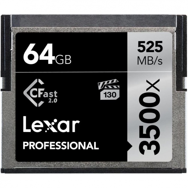 Lexar Professional 3500x CFast 2.0 Card 64GB